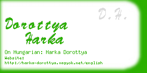 dorottya harka business card